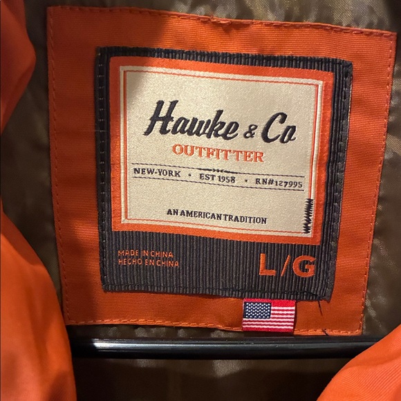 Hawke & Co Men's Bold Orange Vest - Picture 2 of 5